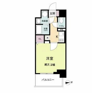 Metrosa深江橋【2階】の間取り