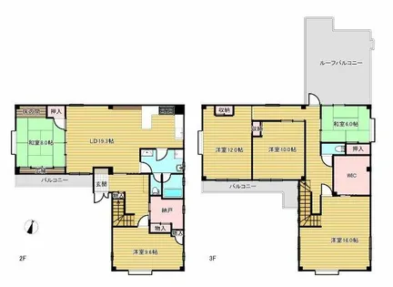 メゾン呉藤【202号室】の間取り