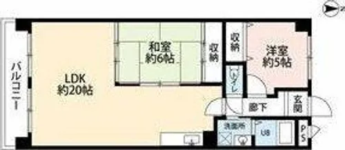 ルミエール【102号室】の間取り