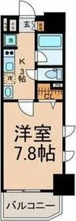 ベレーサ名駅ウエスト【9階】の間取り