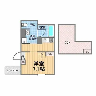 loulou今津【2階】の間取り