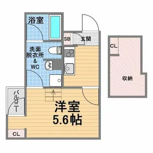 loulou今津【2階】の間取り