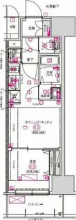CREST TAPP名古屋山王【1006号室】の間取り