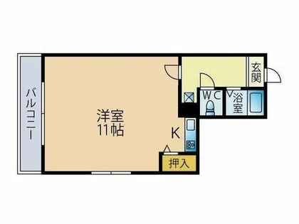 ブランズマンション小笹【2階】の間取り
