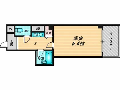 ビラ菱屋西【3階】の間取り