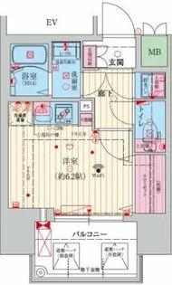 ファーストフィオーレ塚本ウェルビング【9階】の間取り