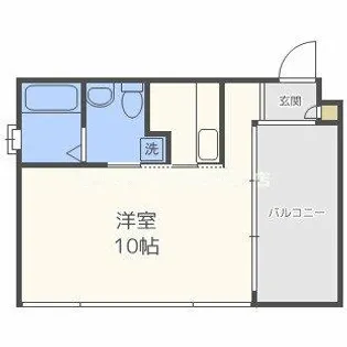 Apt.新梅田【5階】の間取り