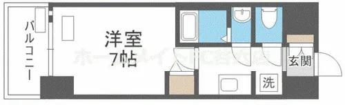 スワンズシティ大阪クレアスト【9階】の間取り