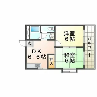 ウィステリア神戸西【2階】の間取り