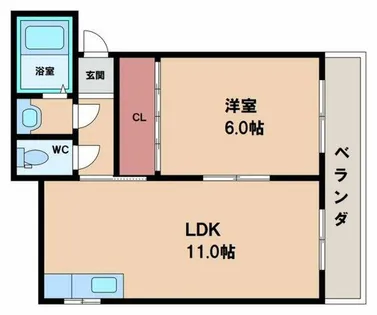 文栄マンション【4階】の間取り