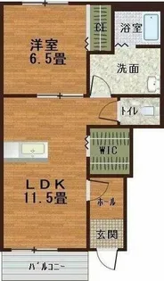 MC Village B棟【1階】の間取り