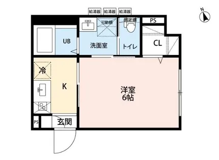 aries長良【101号室】の間取り