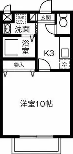 エスペランサ宮地【205号室】の間取り