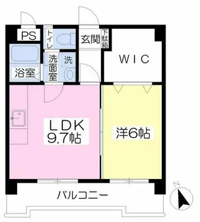 Castle城南【303号室】の間取り