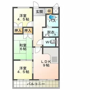 テルース21・千代ビル【3階】の間取り