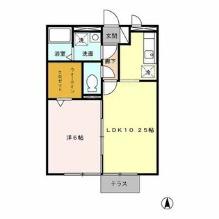 リーベン ルーチェ【203号室】の間取り