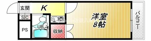 サンベールクワノ【3階】の間取り
