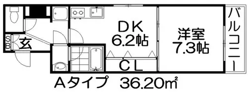 エスポワール【3階】の間取り