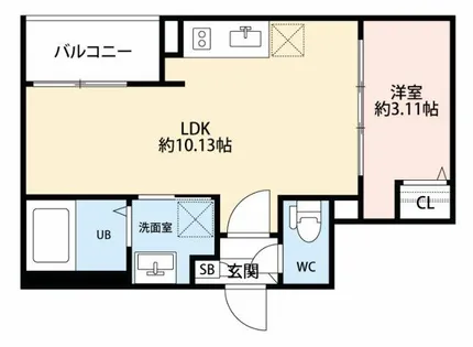 Jack hashiraⅠ【102号室】の間取り