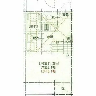 CRESTA【202号室】の間取り