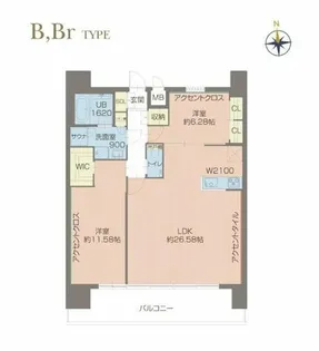 プレジオ北浜【302号室】の間取り