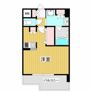 エンクレスト博多THE TIME【13階】の間取り