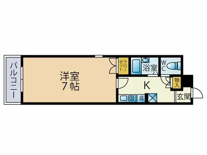 アクト大橋駅南【6階】の間取り