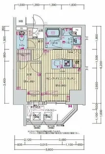 プレサンス丸の内サージュ【14階】の間取り