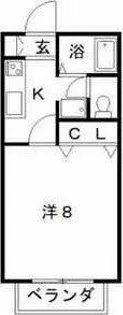 サン FRIENDS久保一色南【2階】の間取り