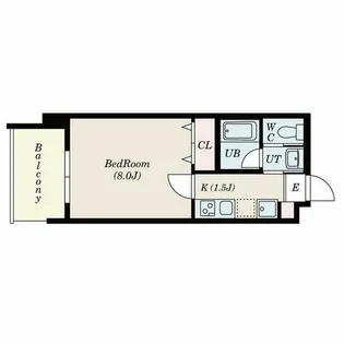プライマル名古屋吹上【6階】の間取り