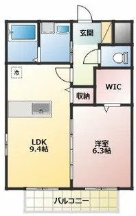 サンヴィレッジ【1階】の間取り