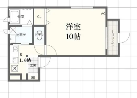 メゾン・ハクトー姫路駅前【3階】の間取り