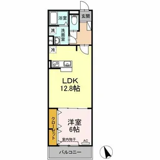 La gracieuse本山【4階】の間取り