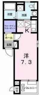 1Kの間取り画像
