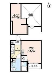 アコード丹波橋【1階】の間取り