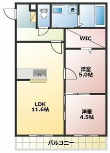 ラフィネ扶桑スタシオン【3階】の間取り