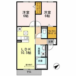 リバーシティ【1階】の間取り