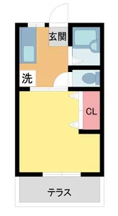 サンビレッジクレハ【102号室】の間取り