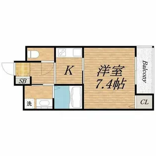 エアフォース大鳥【1階】の間取り