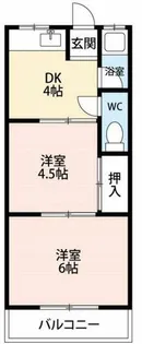 ゆり荘【8号室】の間取り
