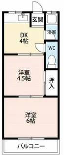 ゆり荘【8号室】の間取り