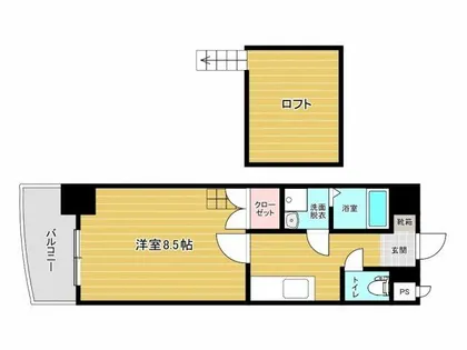リファレンス門司駅前【8階】の間取り