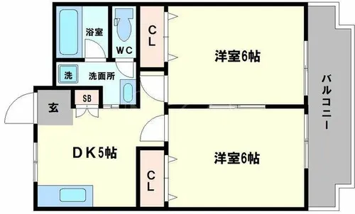 シティライフ有萬【8階】の間取り