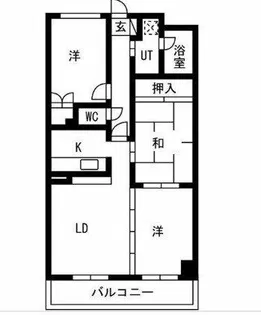 藤苑北山【4階】の間取り