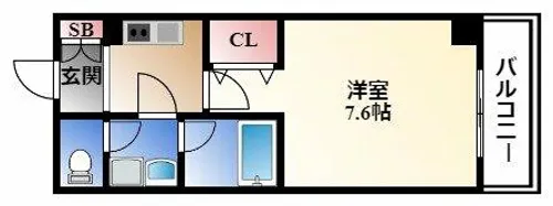 meLiV鶴舞【13階】の間取り