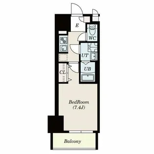 プライマル名古屋今池【4階】の間取り