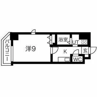 SPACE BEAT【10階】の間取り