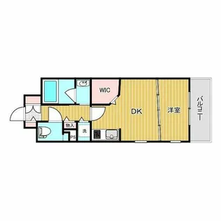 レジデンス本町靭公園【14階】の間取り