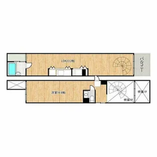 匠空KYOMACHIBORI【-1階】の間取り