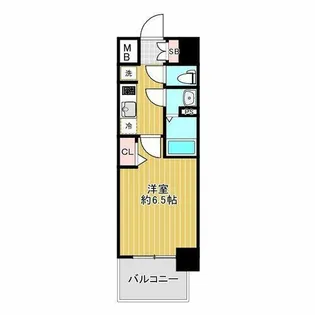 プレサンス難波マジョリティ【5階】の間取り